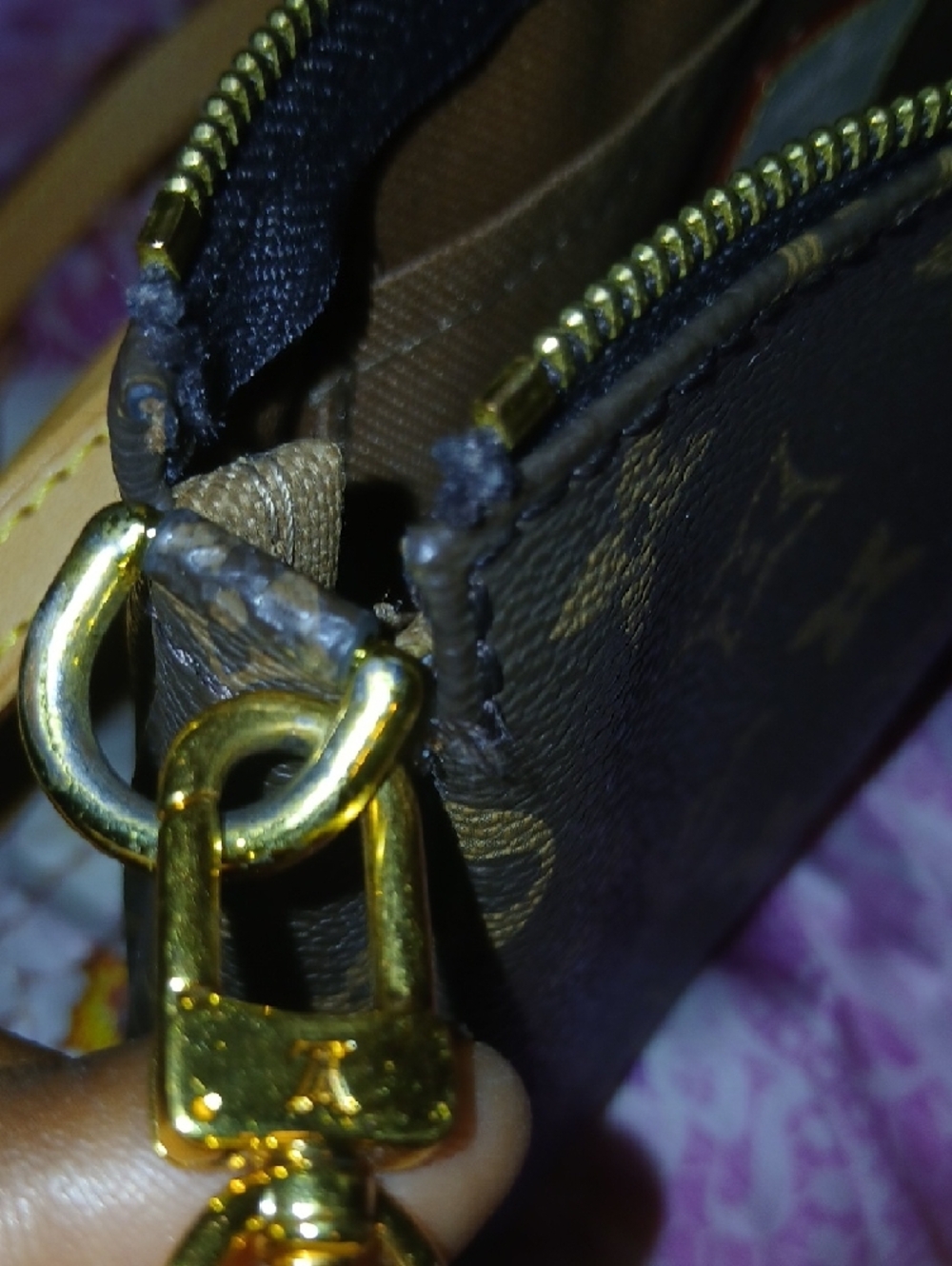 Louis Vuitton Monogram Canvas Crossbody Bag in Brown and Tan - Picture 10 of 16